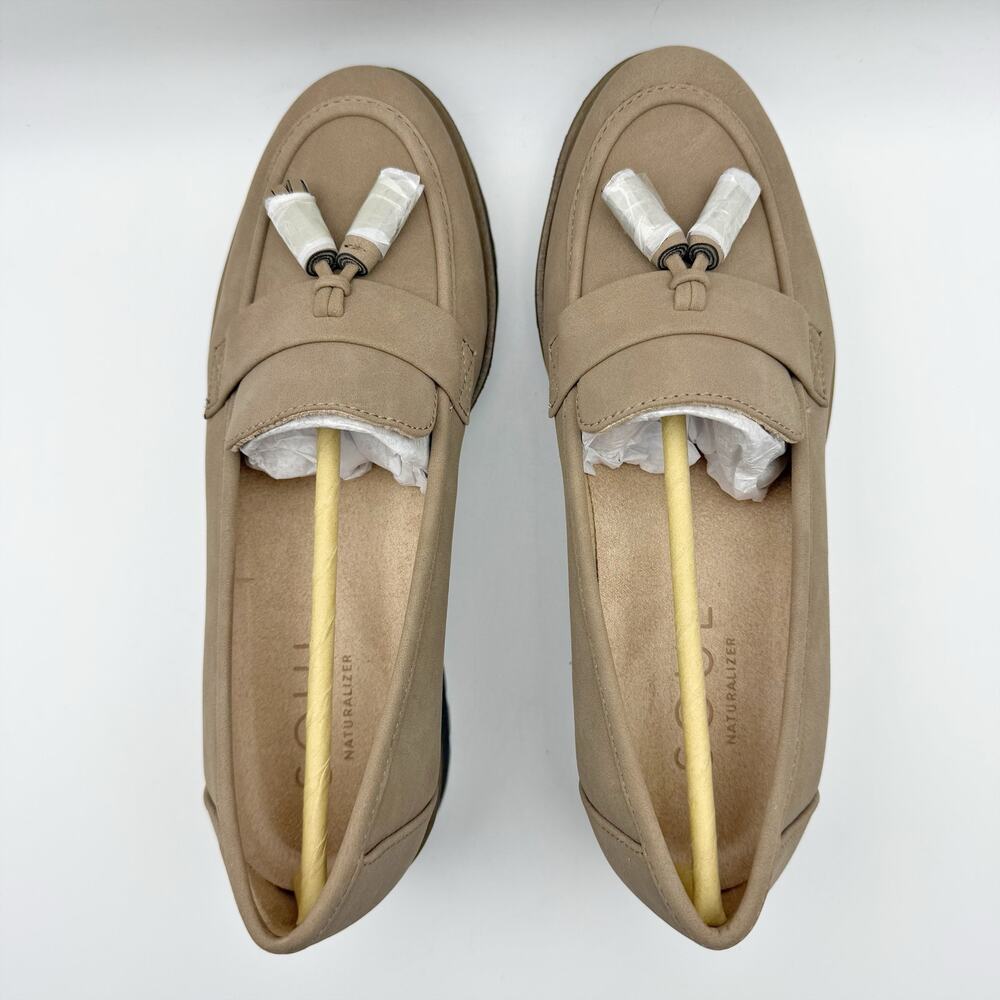 Soul Naturalizer Womens Josie Loafers US 6.5M EU 36 Taupe Slip-on NIB - Picture 11 of 13